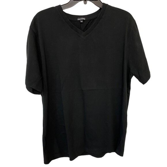 Rich Cotton Regular Fit V-Neck T-Shirt - Picture 1 of 4